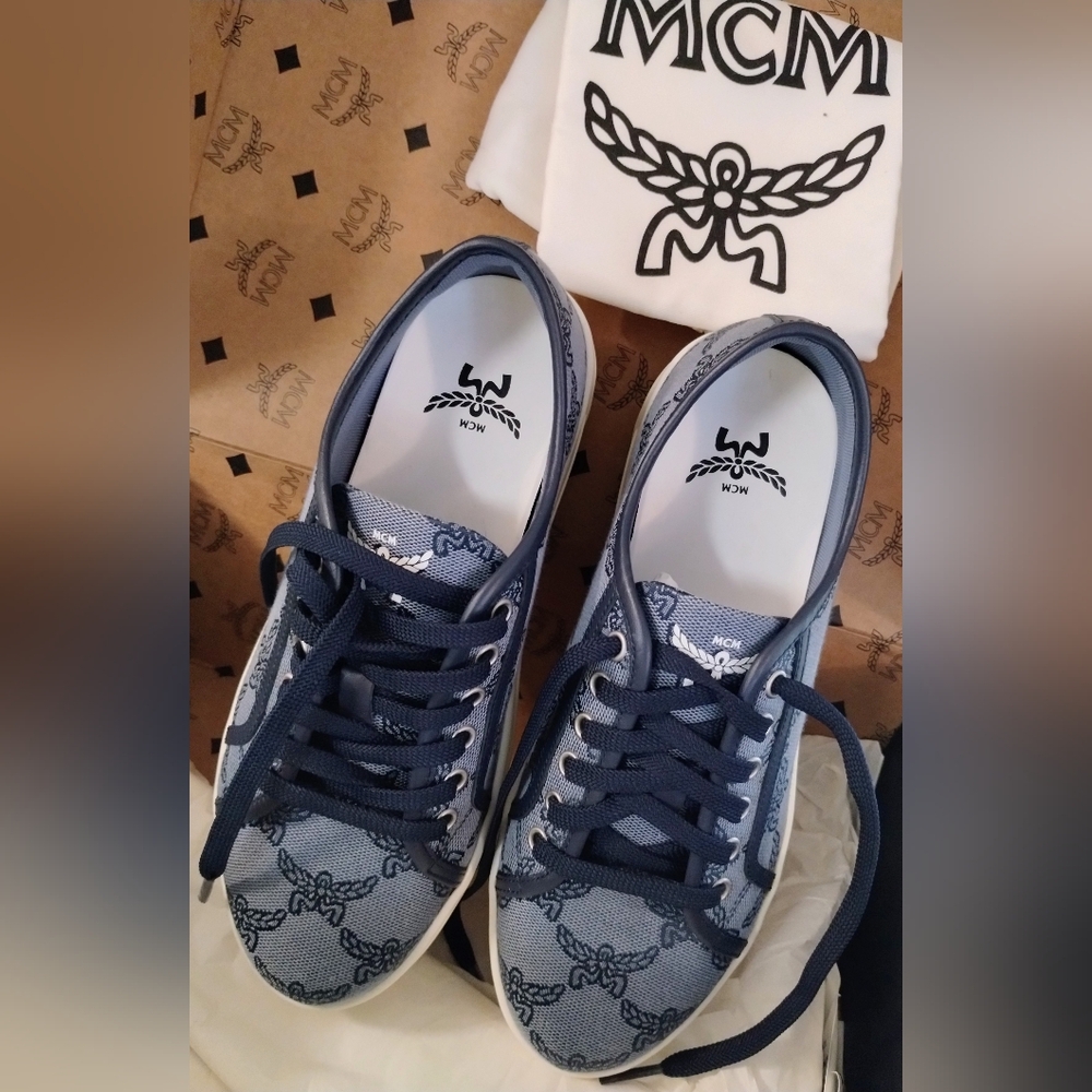 MCM Tennis Shoes Size 7 Womens NWT - Picture 2 of 14